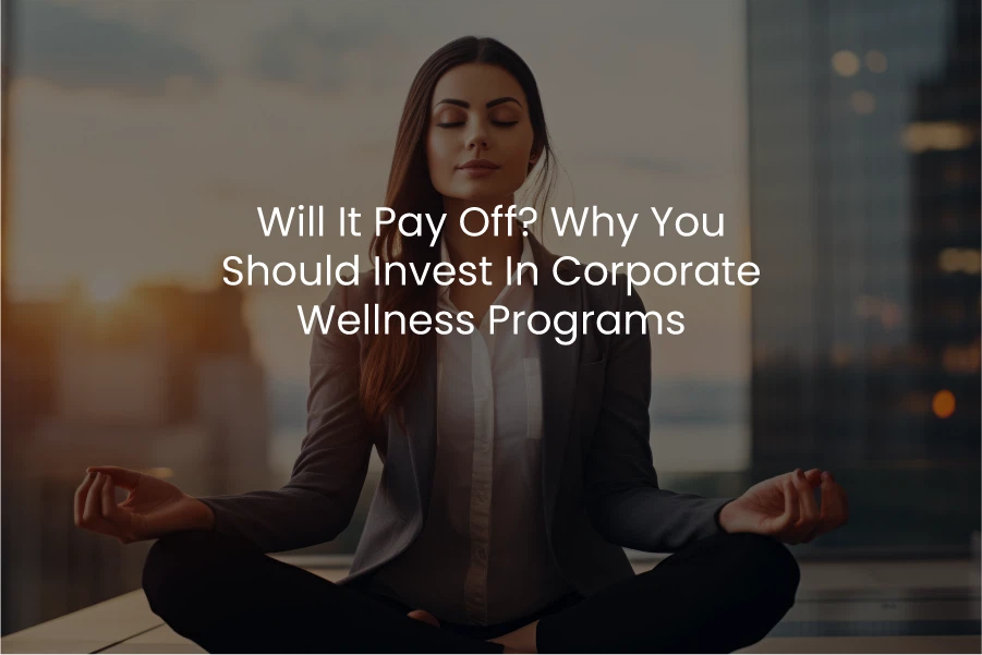 employee in corporate wellness program