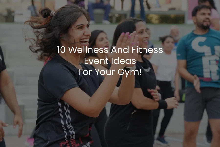 working out in a gym fitness event