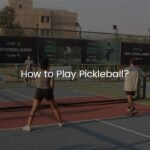 playing pickleball